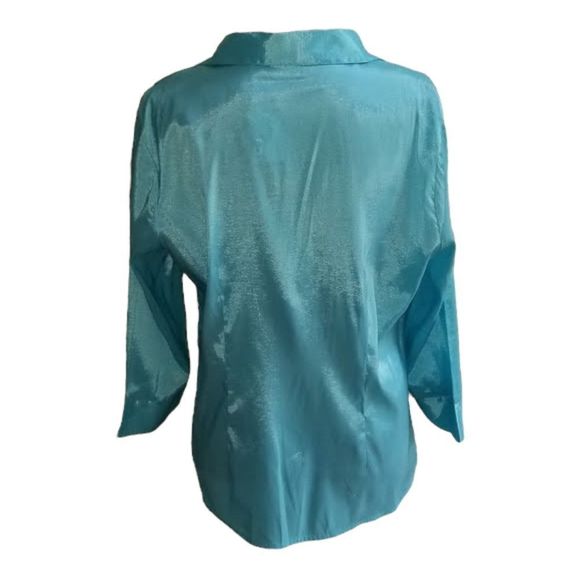 Women’s Blue Cato Blouse Large - Picture 2 of 7